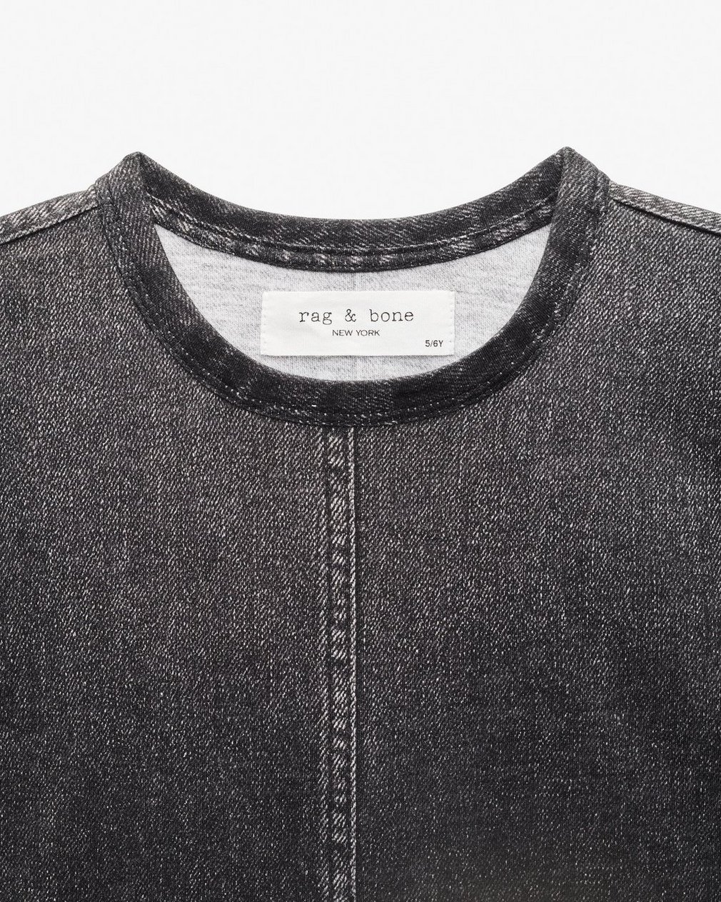 Mini Miramar Long-Sleeve Tee - Faded Black - Image 4